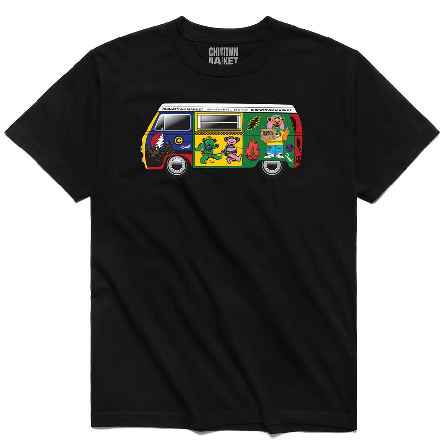 Market Grateful Dead Van T-shirt Black
