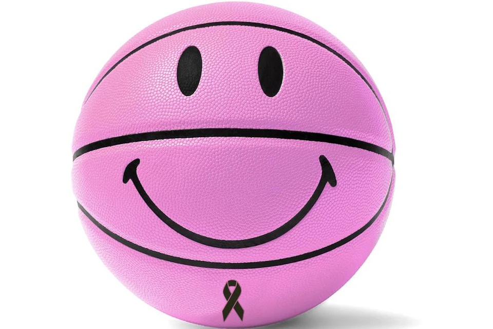 Chinatown Market BCRF Smiley Basketball Pink
