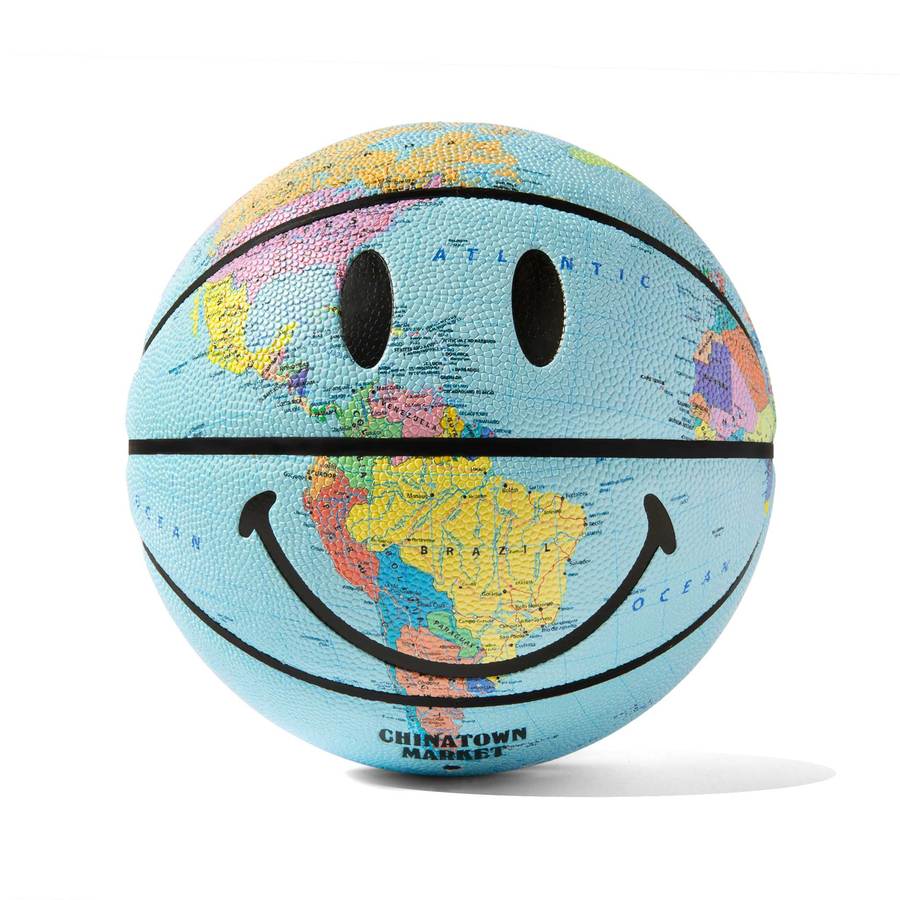 Chinatown Market Globe Smiley Basketball - GB