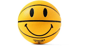 Chinatown Market Mini Smiley Basketball Yellow