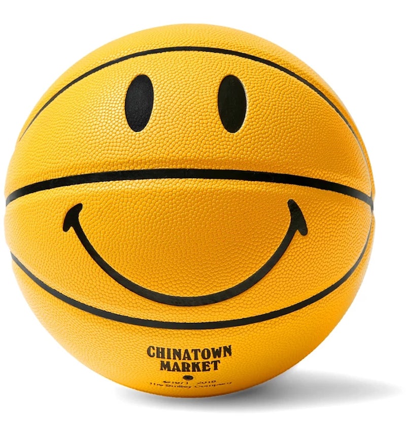 Chinatown Market Smiley Basketball Yellow US