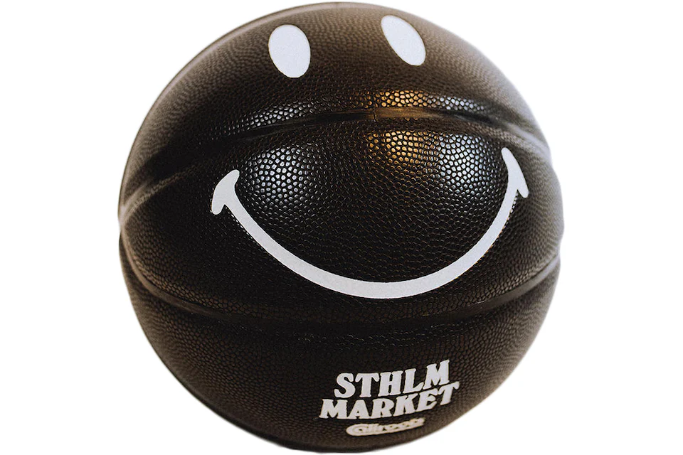 Chinatown Market x Caliroots Smiley Basketball Glow in the Dark