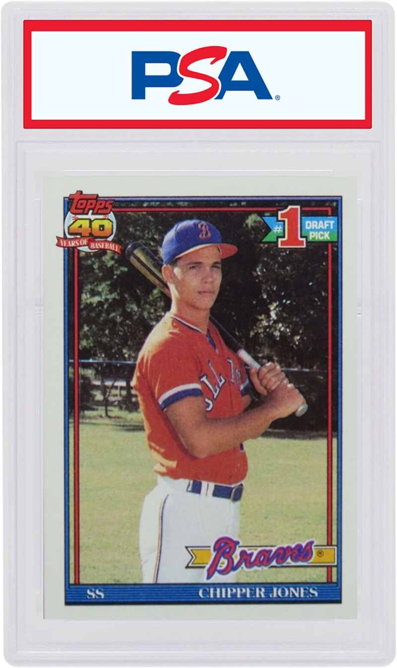 Chipper Jones 1991 Topps Rookie #333 (PSA or BGS Graded)