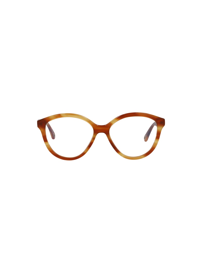 Pre-owned Chloé Women's Chloe Cat Eyeframe Bio Acetate Sunglasses In Havana Havana Transparent (ch0089s/30013114/001