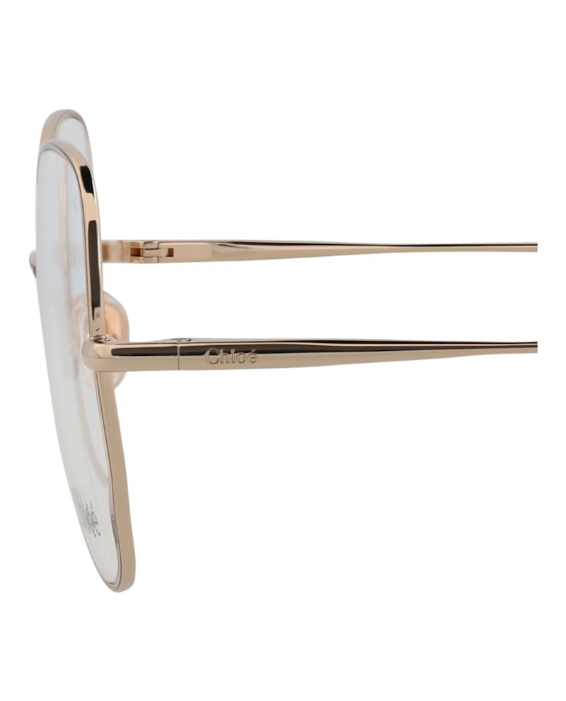Chloe Cat Eye-Frame Metal Optical Frames Gold Gold Transparent (Ch0098o-30012434-006)