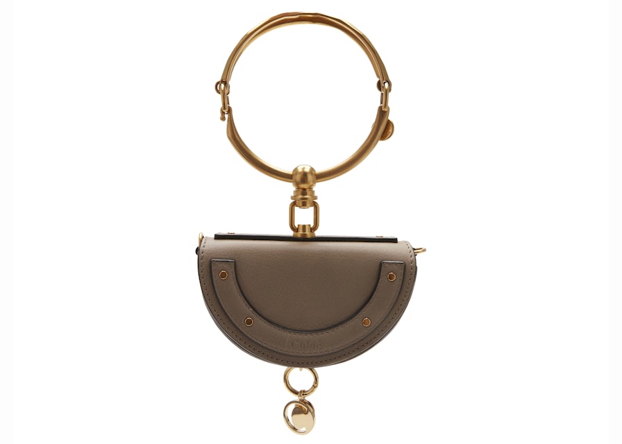 Chloe Nile Small Metallic Bracelet Minaudiere Bag