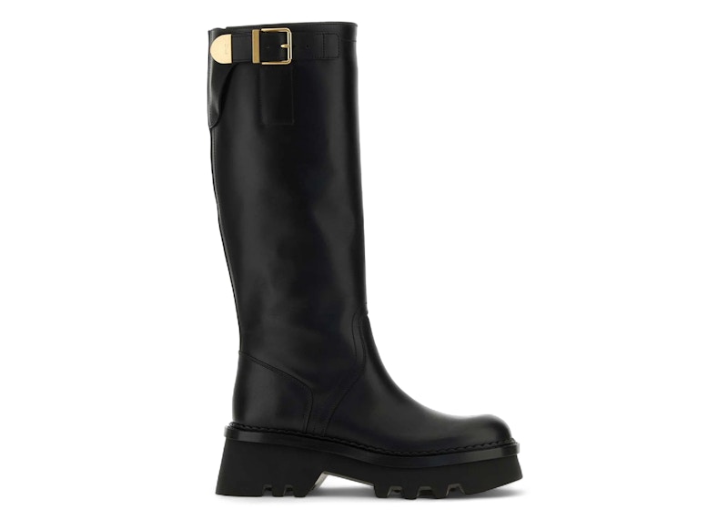 Pre-owned Chloé Owena High Boots (women's) Sneakers In Black