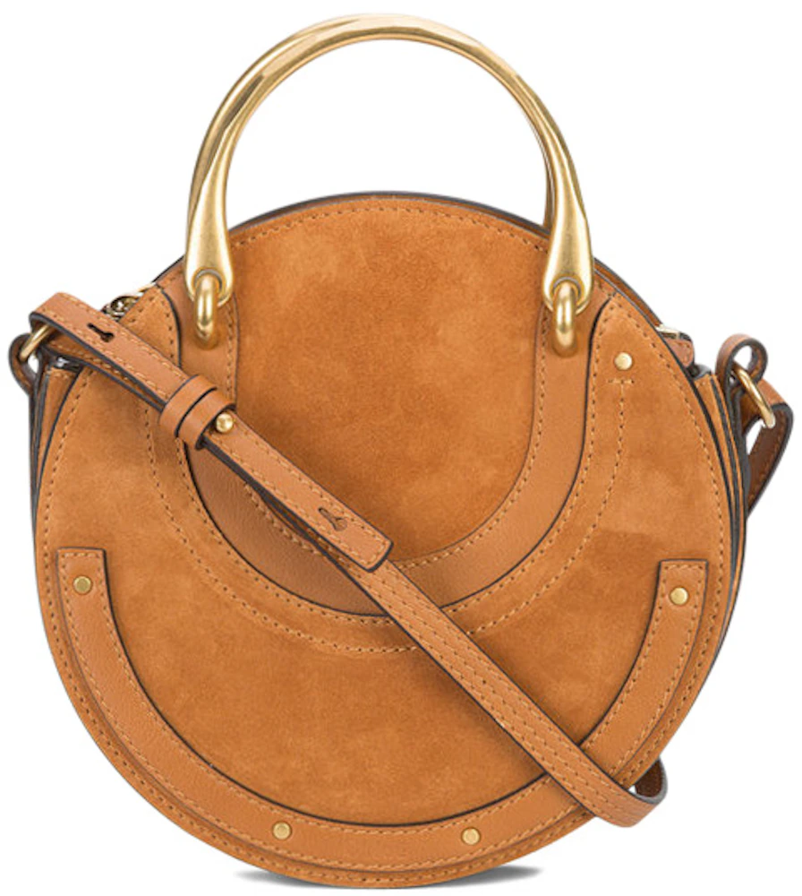 Chloe Nile Bracelet Crossbody Small Tan in Leather with Gold-tone - US