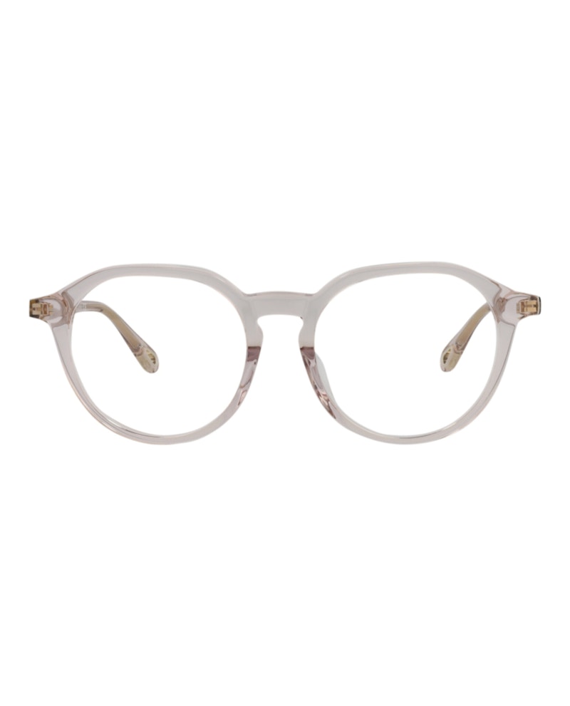 Pre-owned Chloé Women's Chloe Roundframe Bio Acetate Optical Frames In Pink Pink Transparent (ch0012oa/30009959/001)