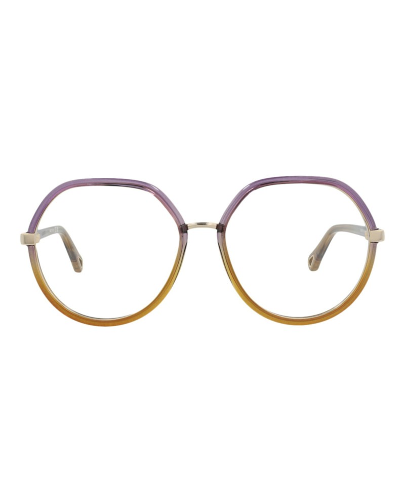 Chloe Round Frame Bio Injection Optical Frames CH0131O-30013643-004 Violet Violet Transparent