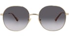 Chloe Round-Frame Metal Sunglasses Gold Gold Grey (CH0140SA-30013648-001)