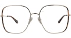 Cadres optiques en métal Chloe Square-Frame argenté transparent (CH0038O-30009845-003)