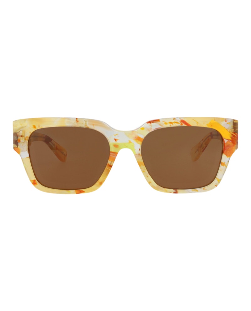 CHLOÉ Pre-owned Women's Chloe Squareframe Recycled Acetate Sunglasses In Bronze Bronze Brown (ch0190s/30014666/011)