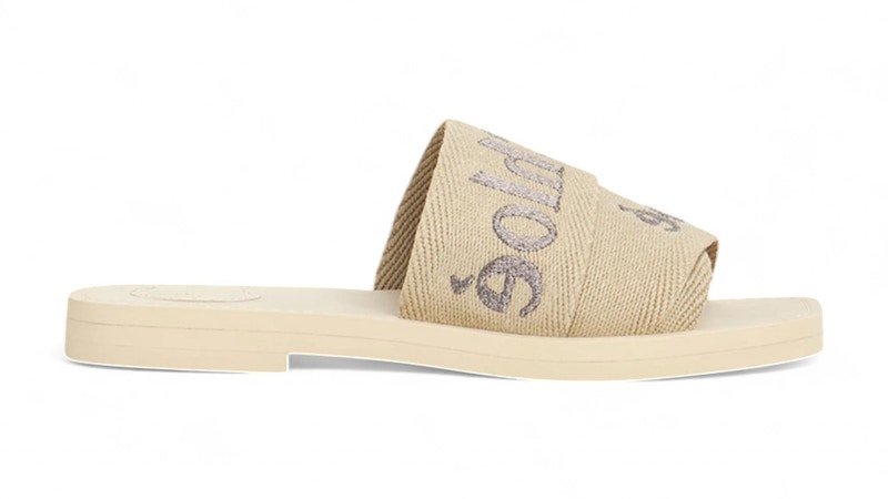 Pre-owned Chloé Woody Mule (women's) Sneakers In Beige In Sand