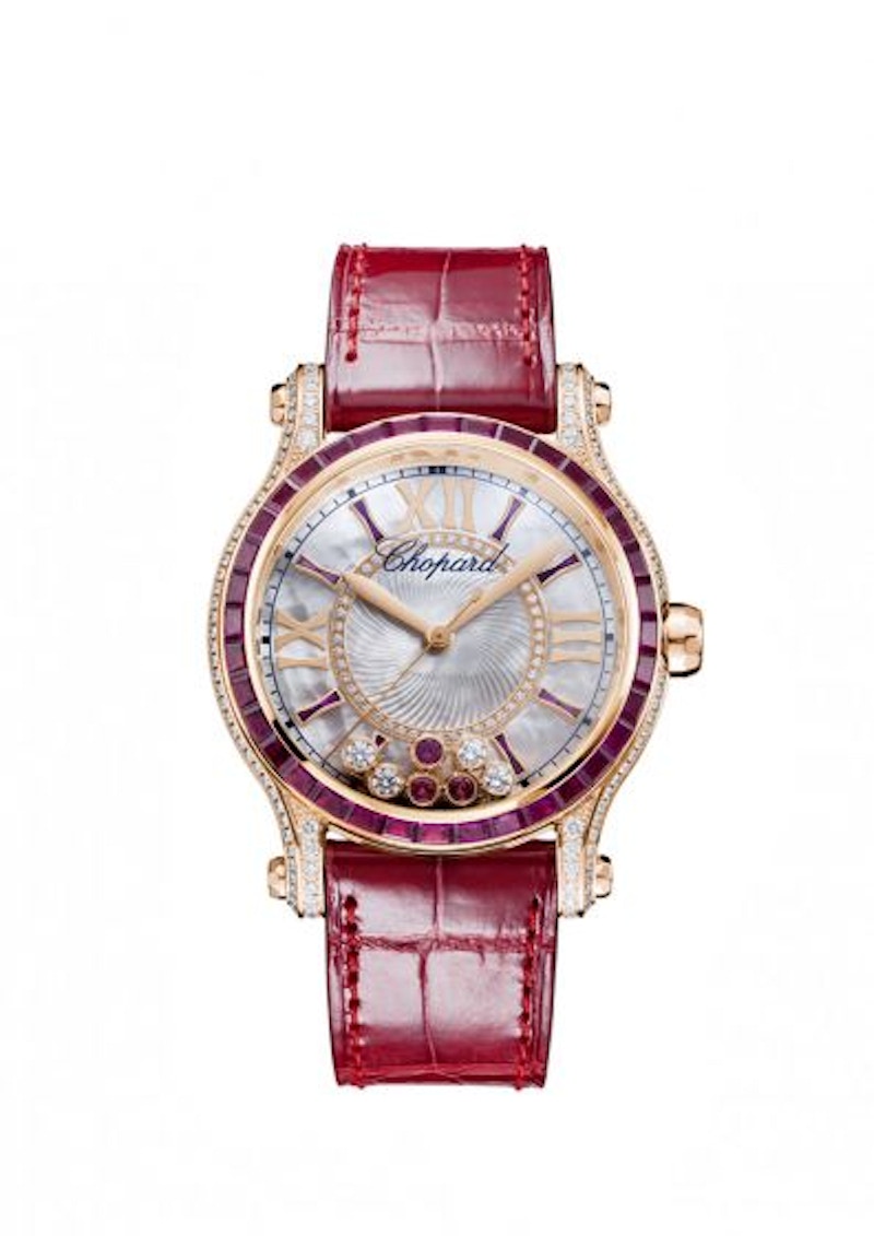 とらじろう Chopard 274891-5028 Happy Sport Round - 36mm - Rose Gold Watch