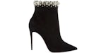 Christian Louboutin Firmamma 100 Veau Velours Black Silver (Women's)