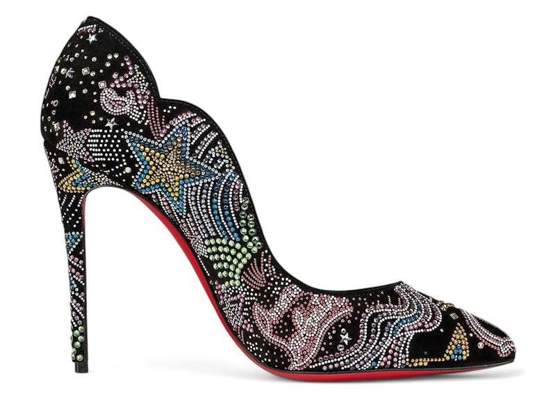 Christian Louboutin Hot Chick Starlight 100 Pumps Multi