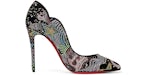 Christian Louboutin Hot Chick Starlight 100 Pumps Multi Black (Women's)