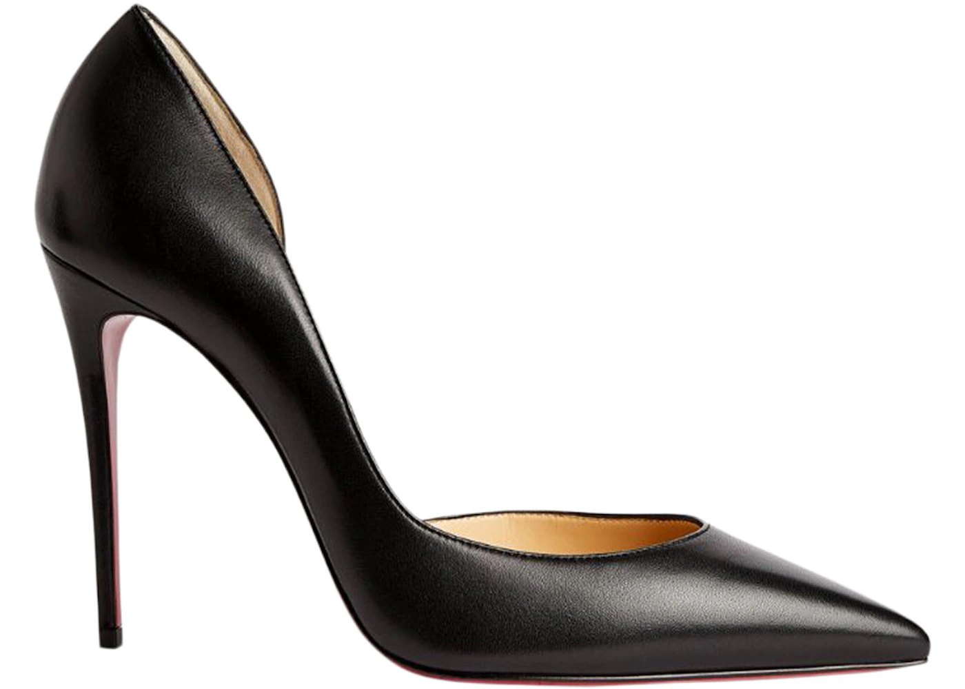 Christian Louboutin Iriza 100mm Pump Black Nappa Leather - 3160523BK01 - US