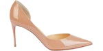 Christian Louboutin Iriza 85mm Pump Nude Patent Leather