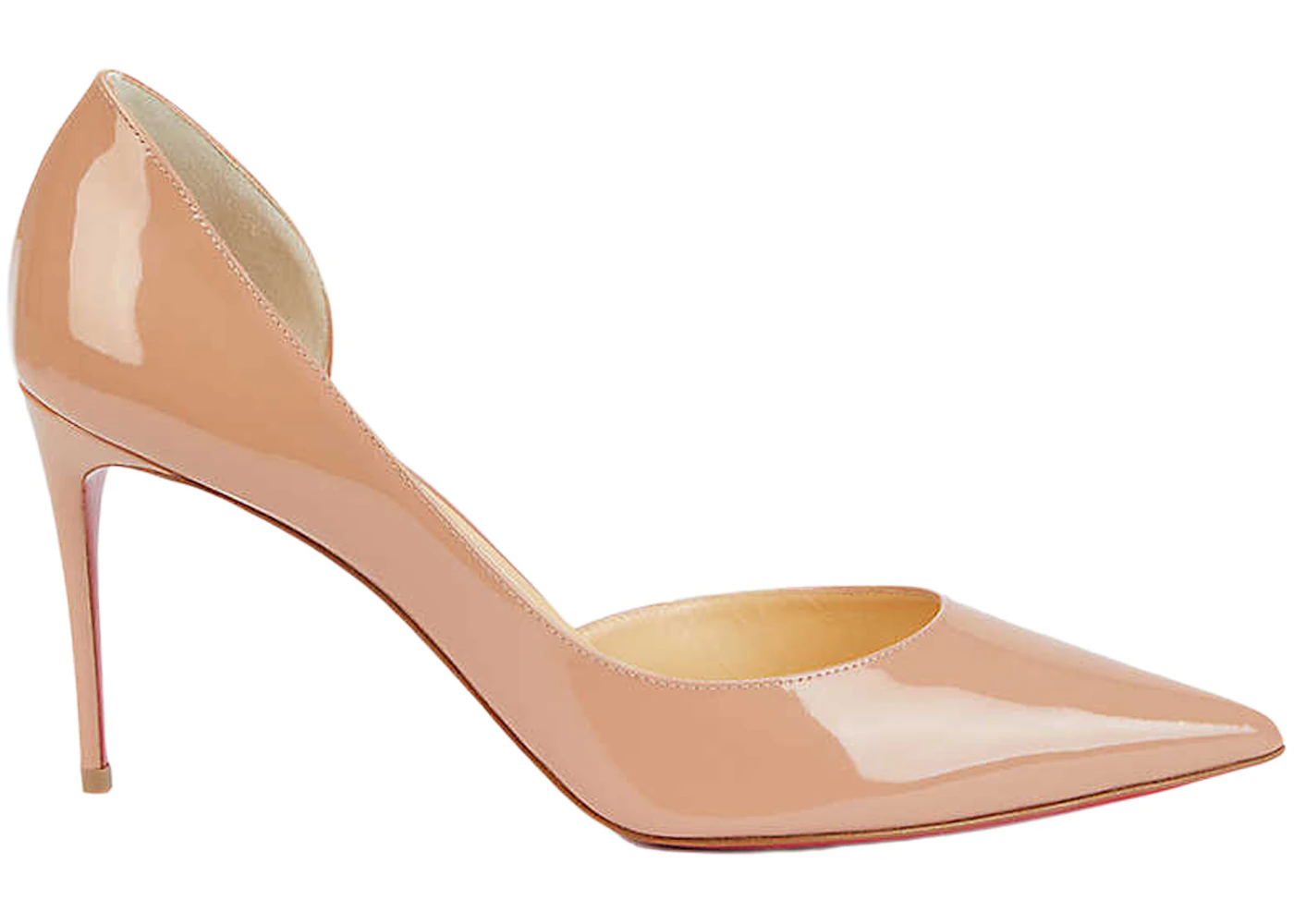 Christian Louboutin Iriza 85mm Pump Nude Patent Leather - 3210565PK1A - US