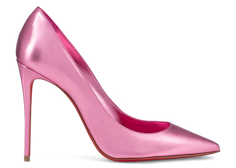 Pre-owned Christian Louboutin Kate 100mm Pump (women's) Sneakers In Lin In Glam/lin Glam