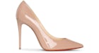 Christian Louboutin Kate 100mm Salón de charol nude