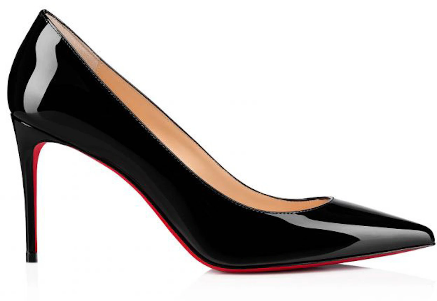 100 Auth Women Christian Louboutin So Kate Black Patent Pumps/Heels Size 36