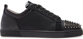 CHRISTIAN LOUBOUTIN LOUIS ORLATO SHOES 41 SUEDE CANVAS SNEAKERS SNEAKERS