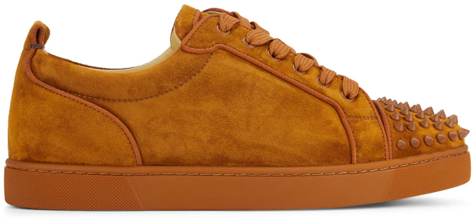 Brown Louis Junior suede trainers, Christian Louboutin