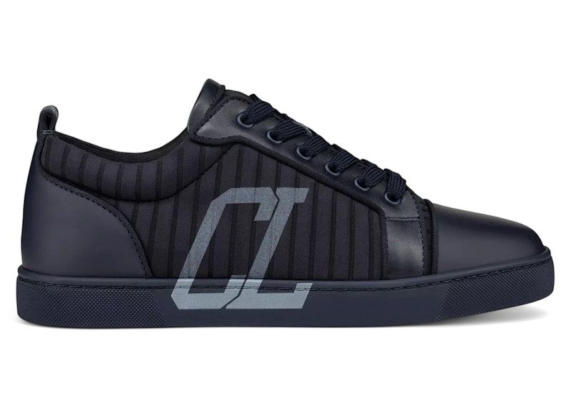 Christian Louboutin Louis Junior Varsimax Flat Marine メンズ