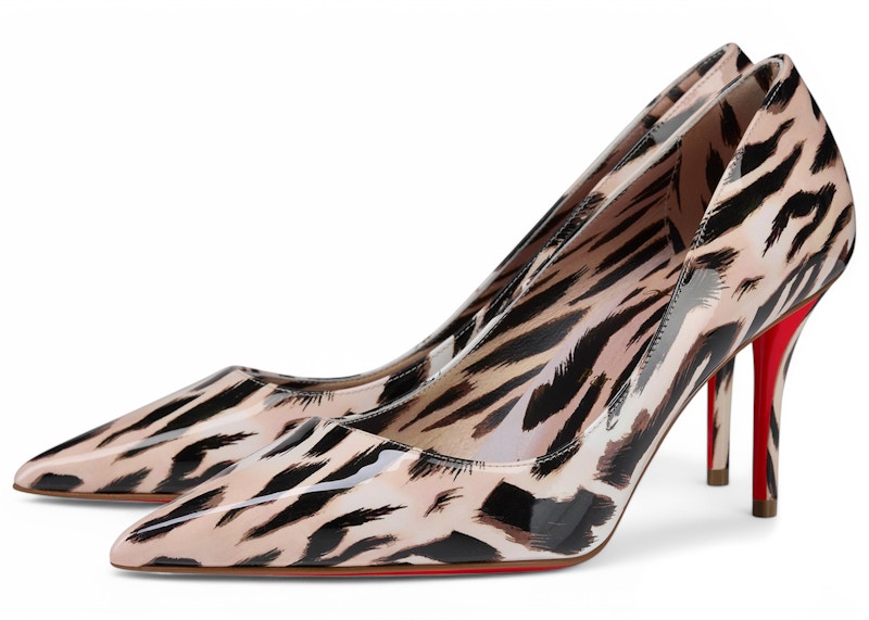 Christian Louboutin Miss Z 80mm Pump Gigi Printed Patent Calf Leather