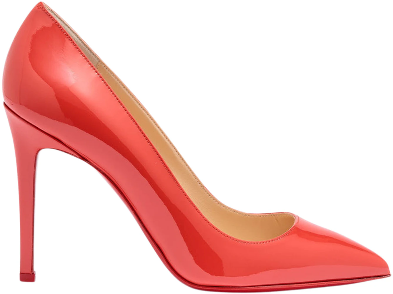 Christian Louboutin Pigalle 100mm Pump Red Patent Leather ...