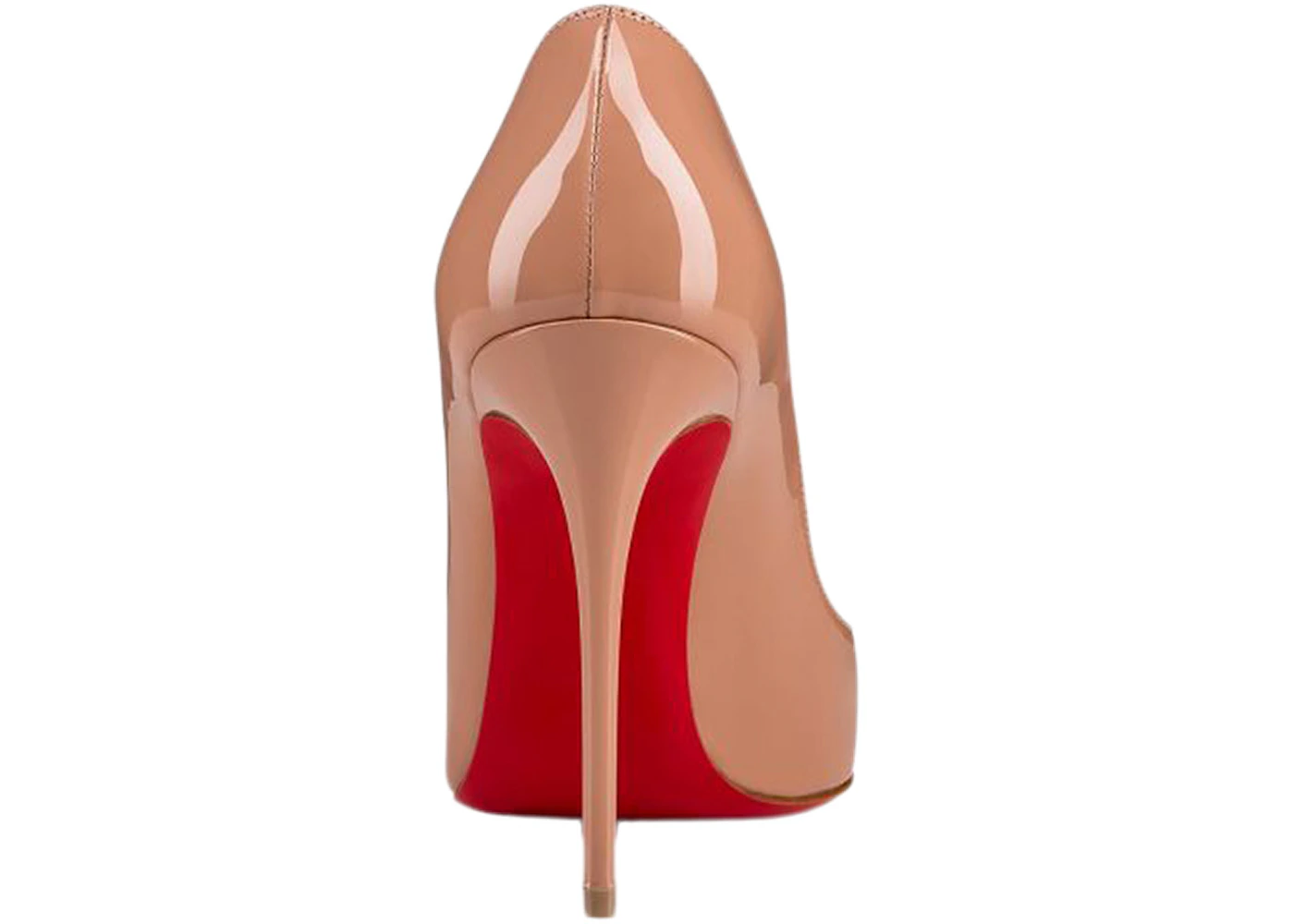 Christian Louboutin Pigalle Follies 100mm Pump Nude Patent Leather - 3140495PK1A - US
