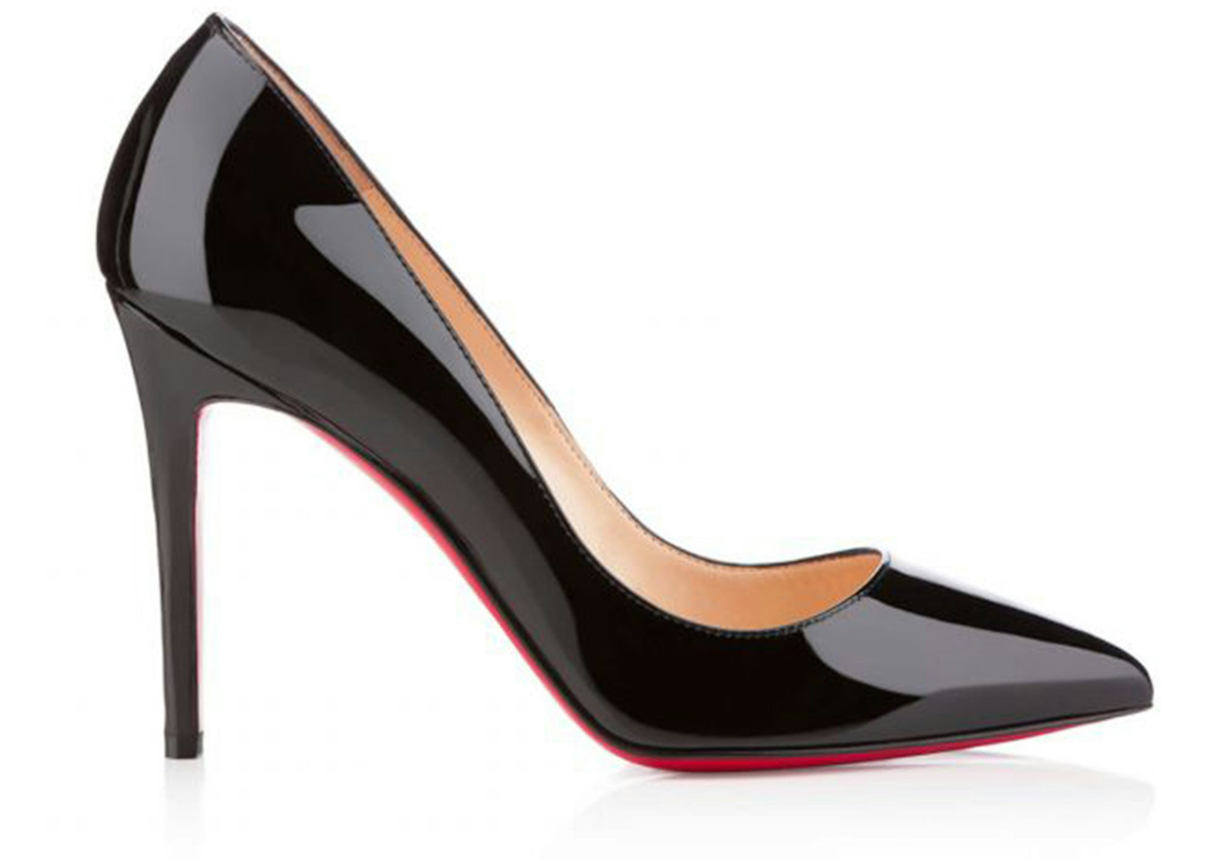 Christian Louboutin Pigalle 100mm Pump Black Patent Leather