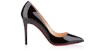 Christian Louboutin Pigalle 100mm Pump Black Patent Leather
