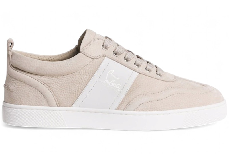 Christian Louboutin Retero Beige Grained Calf Leather