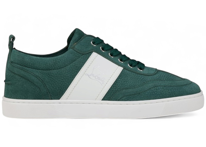 Christian Louboutin Retero Green White