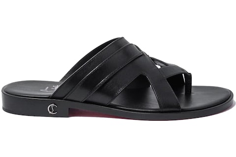 Christian Louboutin Sinouhe Mule Sandals Black Men's 3210554 US