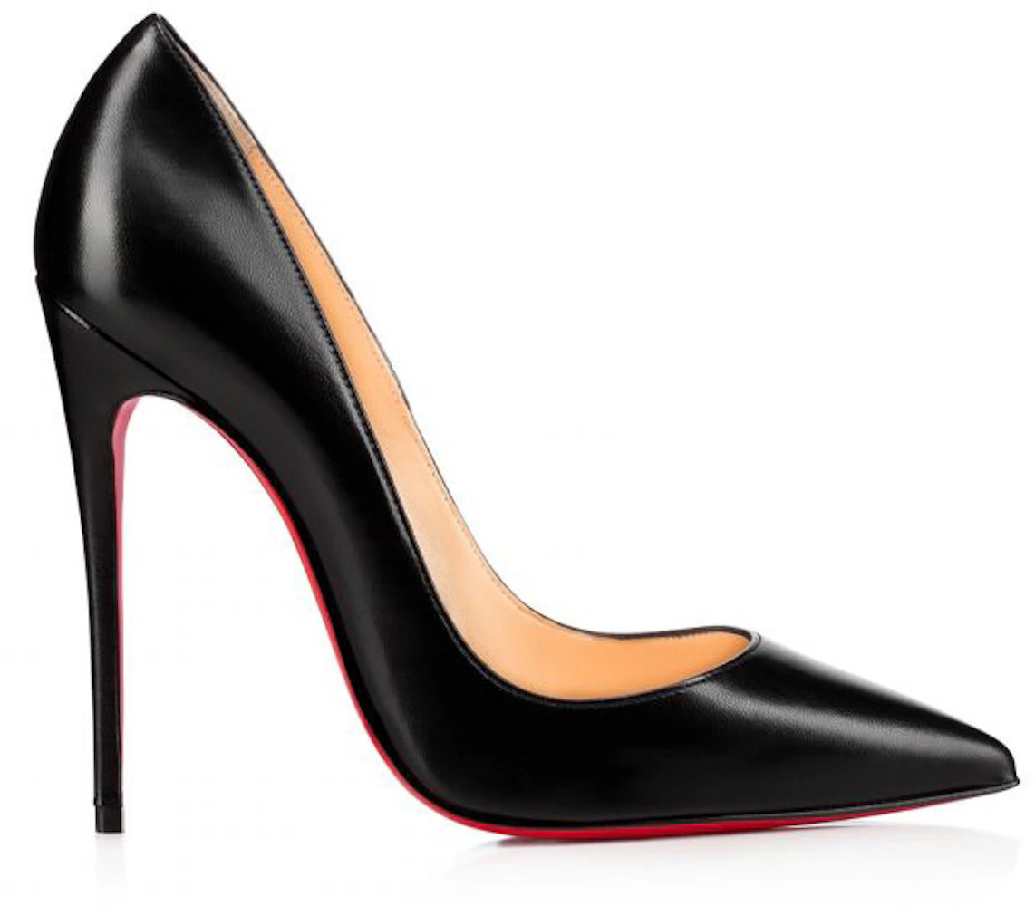 Christian Louboutin So Kate 120mm Crepe Satin Red Sole Pumps