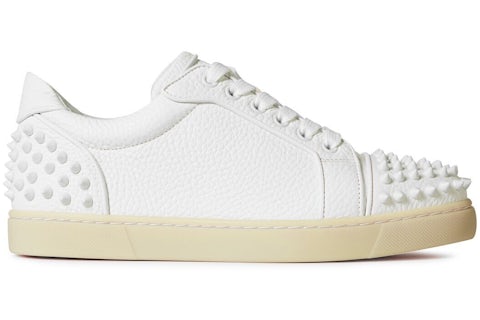 Christian Louboutin Vieira Orlato Flat Bianco (Womens) 1230885