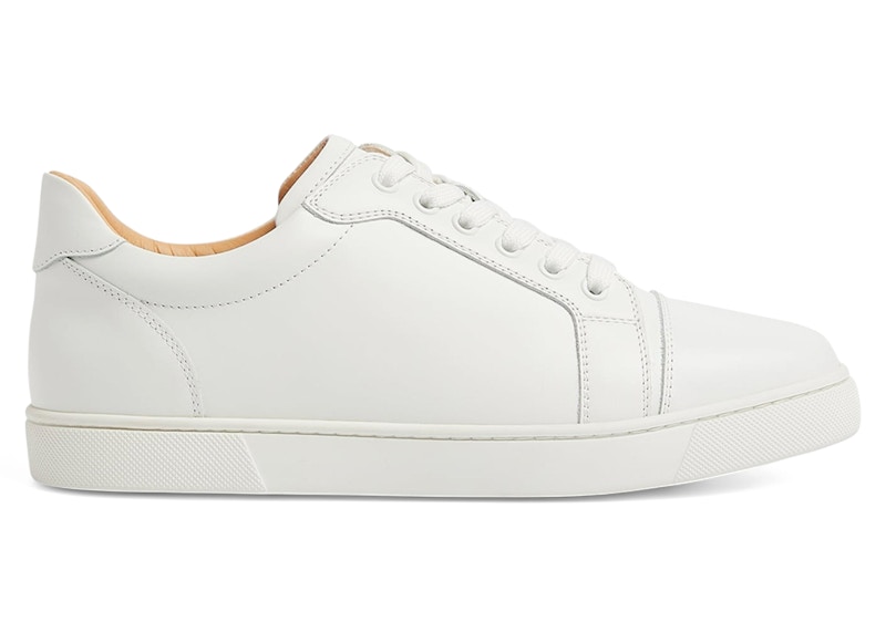 Pre-owned Christian Louboutin Vieira Flat (women's) Sneakers In Bianco