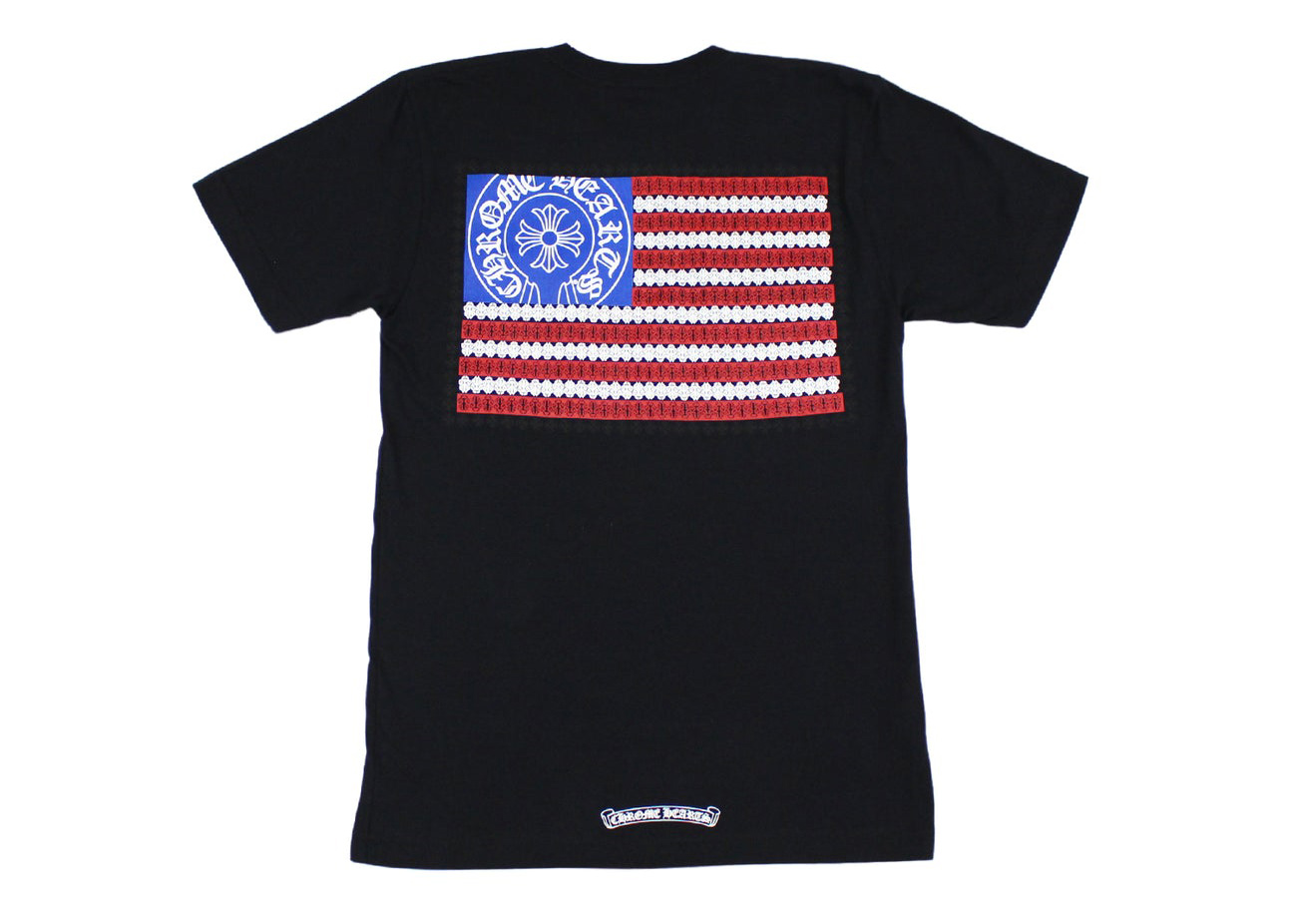 Chrome Hearts American Flag Dagger T-shirt Black Men's - US