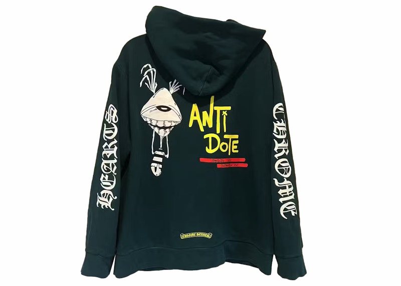 Chrome Hearts Antidote Dagger Zip Hoodie Green Men's - FW19 - US