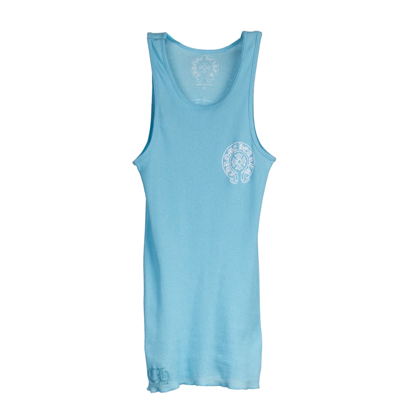 Chrome Hearts Baby Blue Rib Tank (Size Small) Blue Men's - US