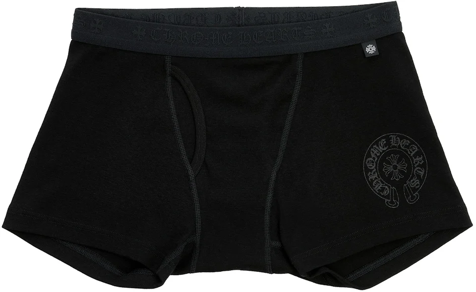 Chrome Hearts Boxer Brief Shorts Black/Black - SS23 - US