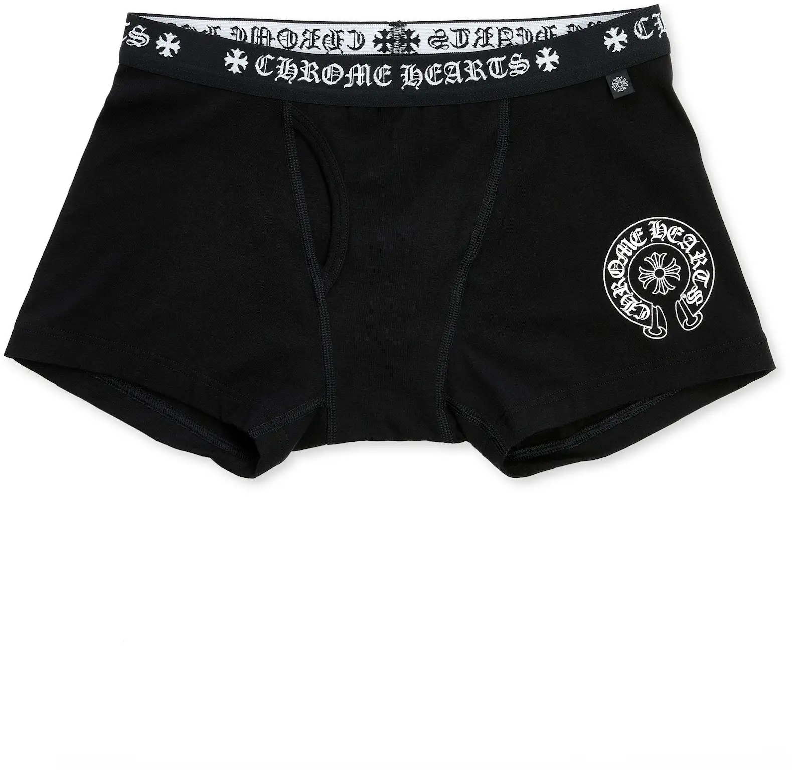 Chrome Hearts Boxer Brief Shorts Black/White - SS23 - IT
