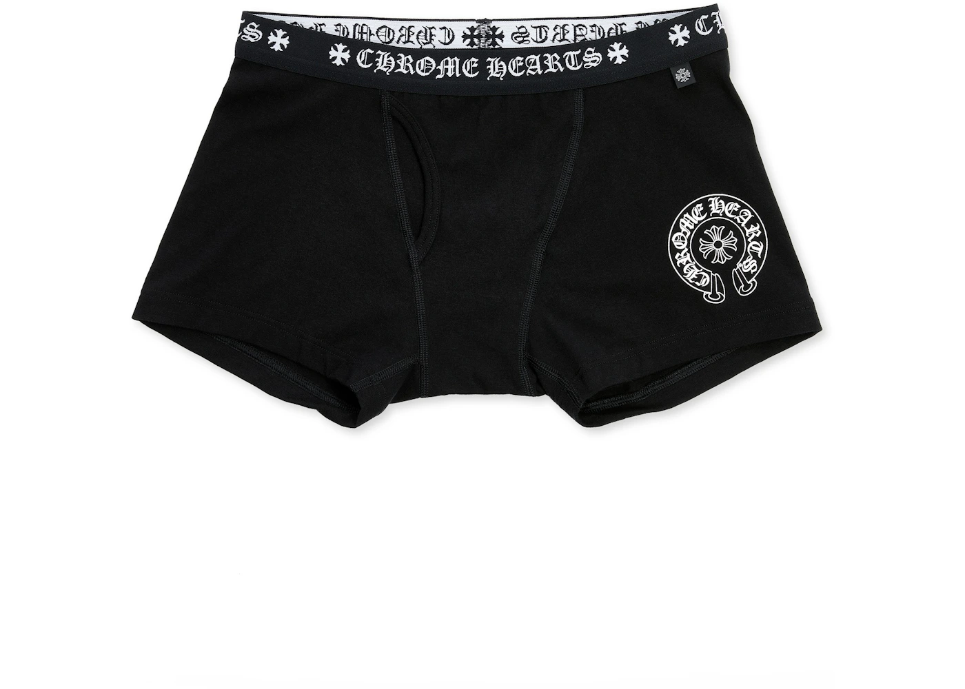 Chrome Hearts Boxer Brief Shorts Black/White SS23 US