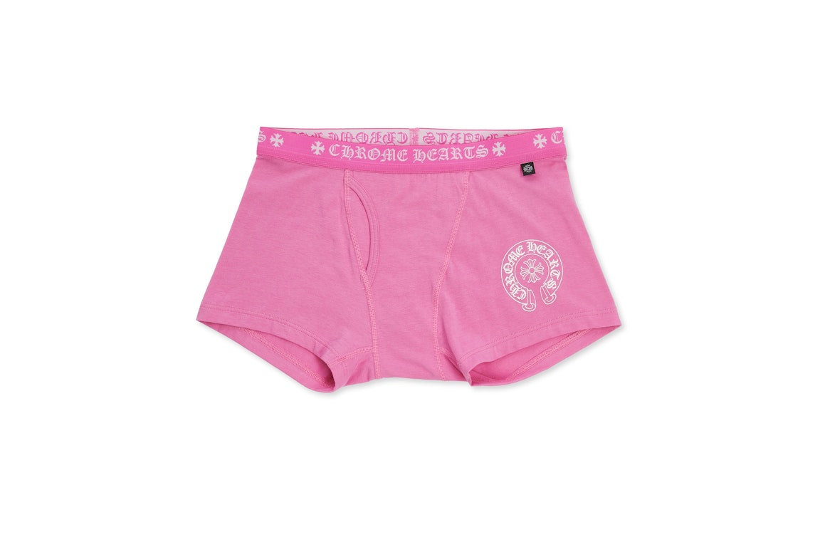 Pre-owned Chrome Hearts Boxer Brief Shorts Pink