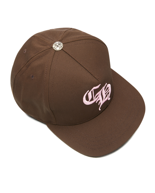 クロムハーツ CH ベースボール キャップ ブラウン ピンク 新品 - 帽子